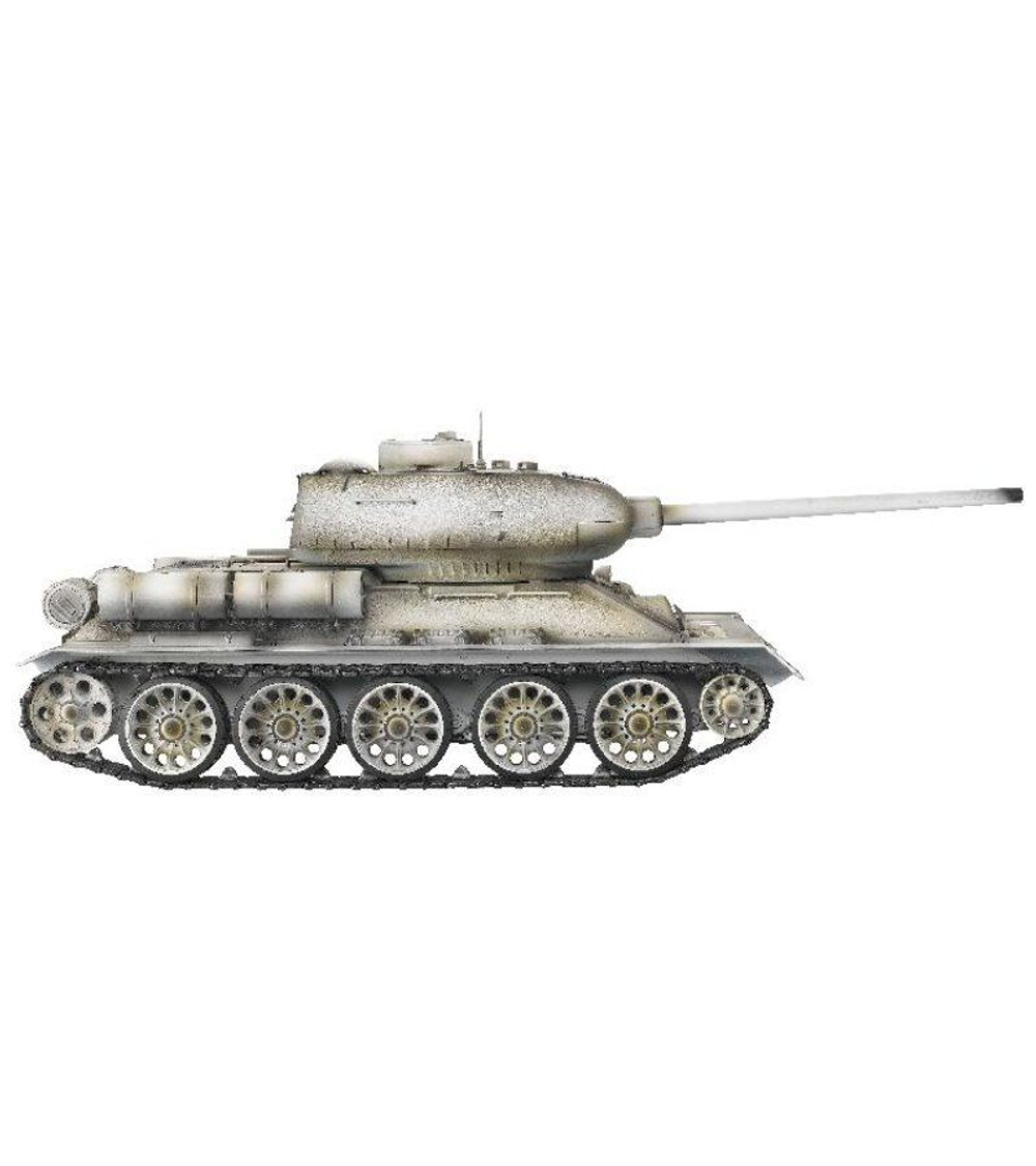 Р/У танк Taigen 1/16 T34-85 (СССР) (для ИК танкового боя) 2.4G (зимний)