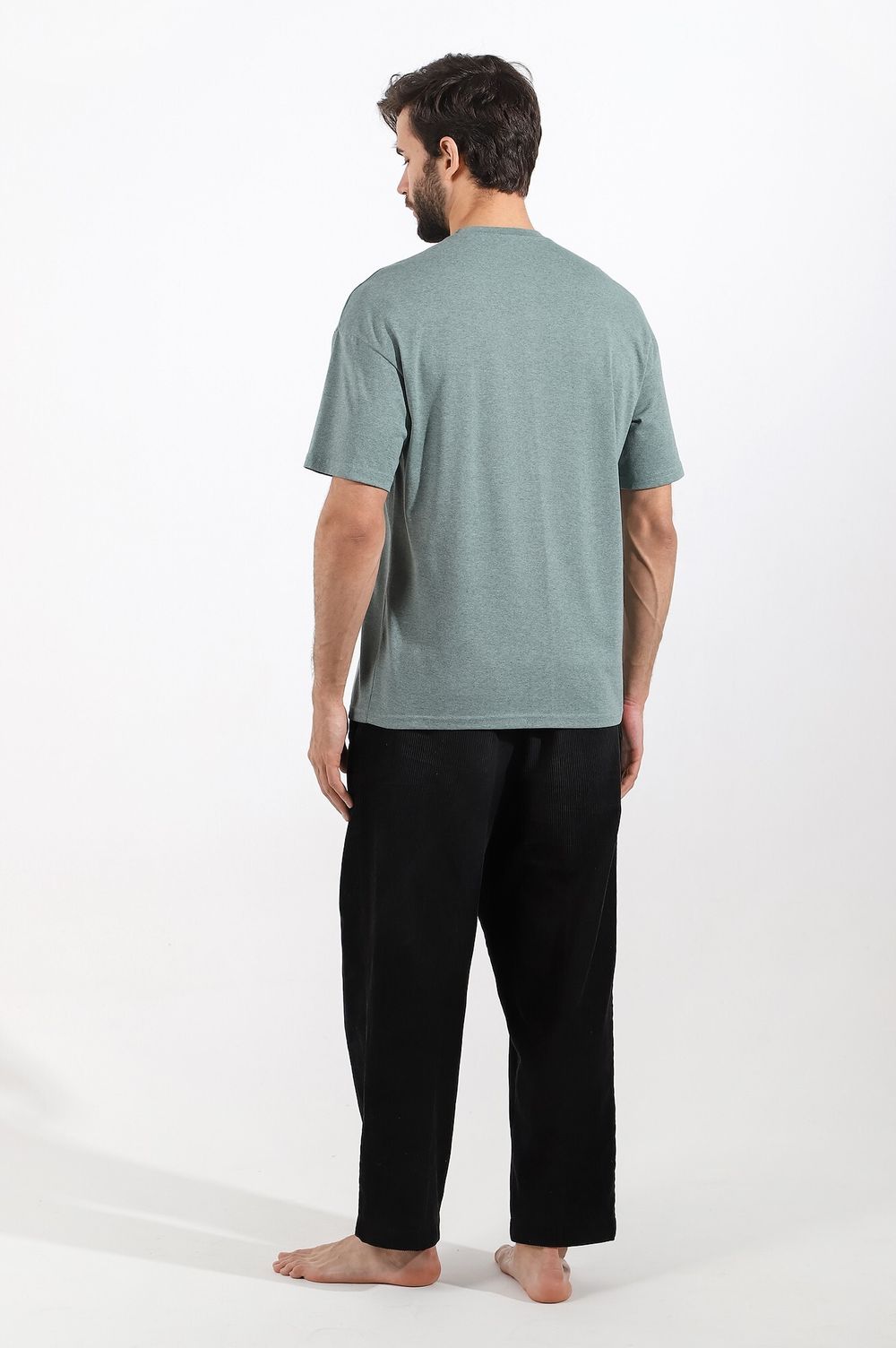 Фуфайка (футболка) мужская Герой-5 Виотекс МЕНТОЛ МЕЛАНЖ