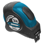 Рулетка "Schlagfest",3 м x 19 мм,магнитный обрезиненный зацеп,двусторонняя шкала,Нейлоновое покрытие,автоматическая фиксация Gross