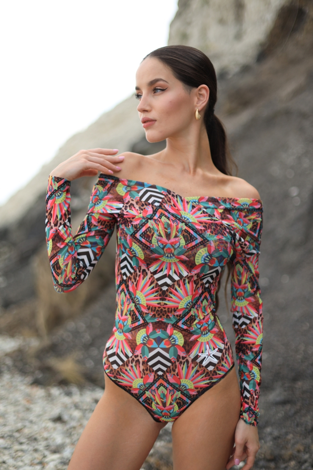 Multicolor Ethnic дл/р спущ/пл SPF