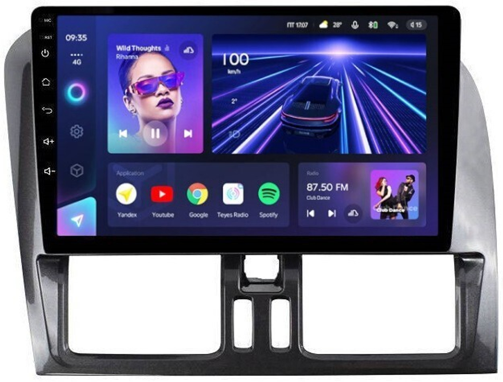 Магнитола для Volvo XC60 2014-2017 - Teyes CC3L на Android 10, 8-ядер, CarPlay, 4G SIM-слот