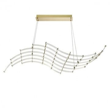 Подвесной светодиодный светильник 41,5W 3000K 7058/45L золотой Welkin Odeon Light