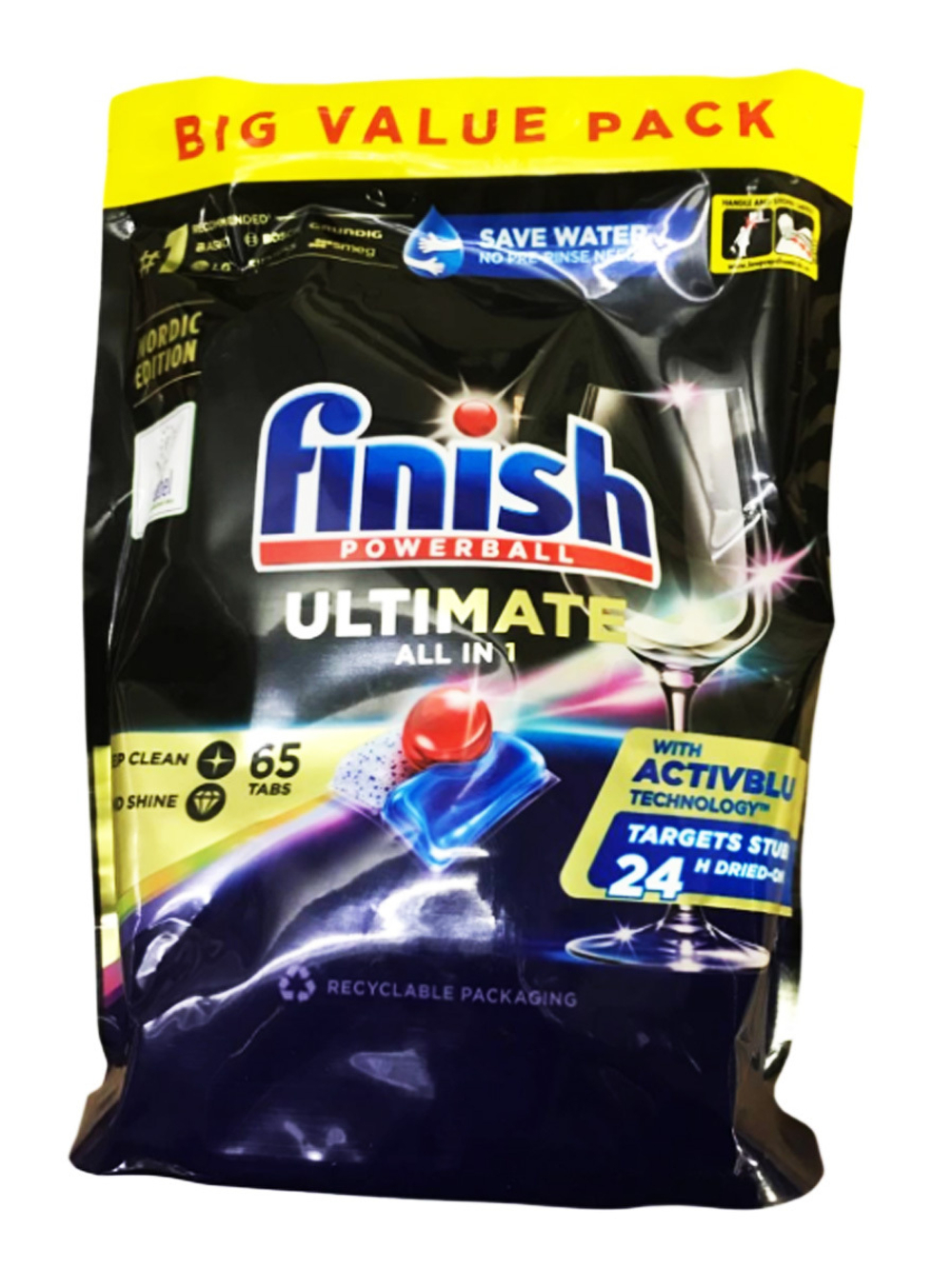 Таблетки для посудомоечной машины Finish Ultimate "All in 1" 65 шт