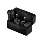 Радиосистема Saramonic Ultra 01 (TX+TX+RX) 2,4Гц приемник + 2 передатчика в кейсе с подзарядкой, разъем 3,5мм, USB-C, Lightning, цвет черный