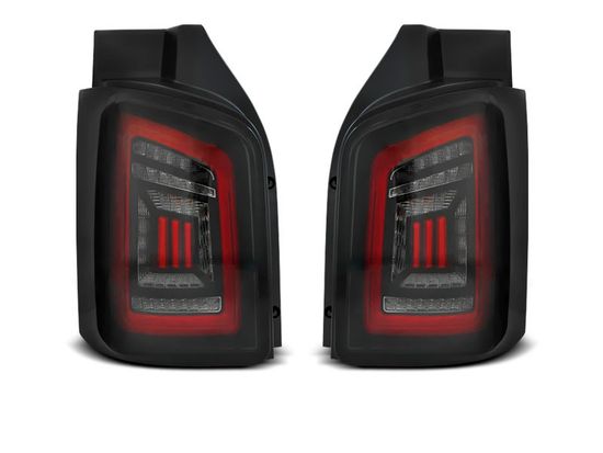 Задняя оптика SMOKE BLACK RED LED для VW T5 Transporter