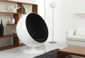 кресло шар ball chair черное