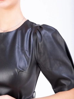 Платье женское кожаное, платье  экокожа