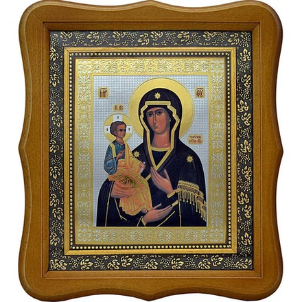 Троеручица. Икона Божьей Матери печатная.