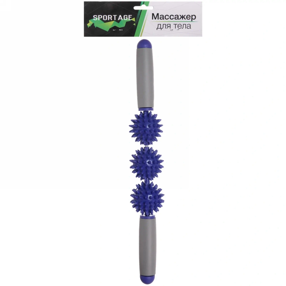 Массажер для тела Sportage «Perfection» универсальный (3 ролика) 41*5.5 см, микс цветов