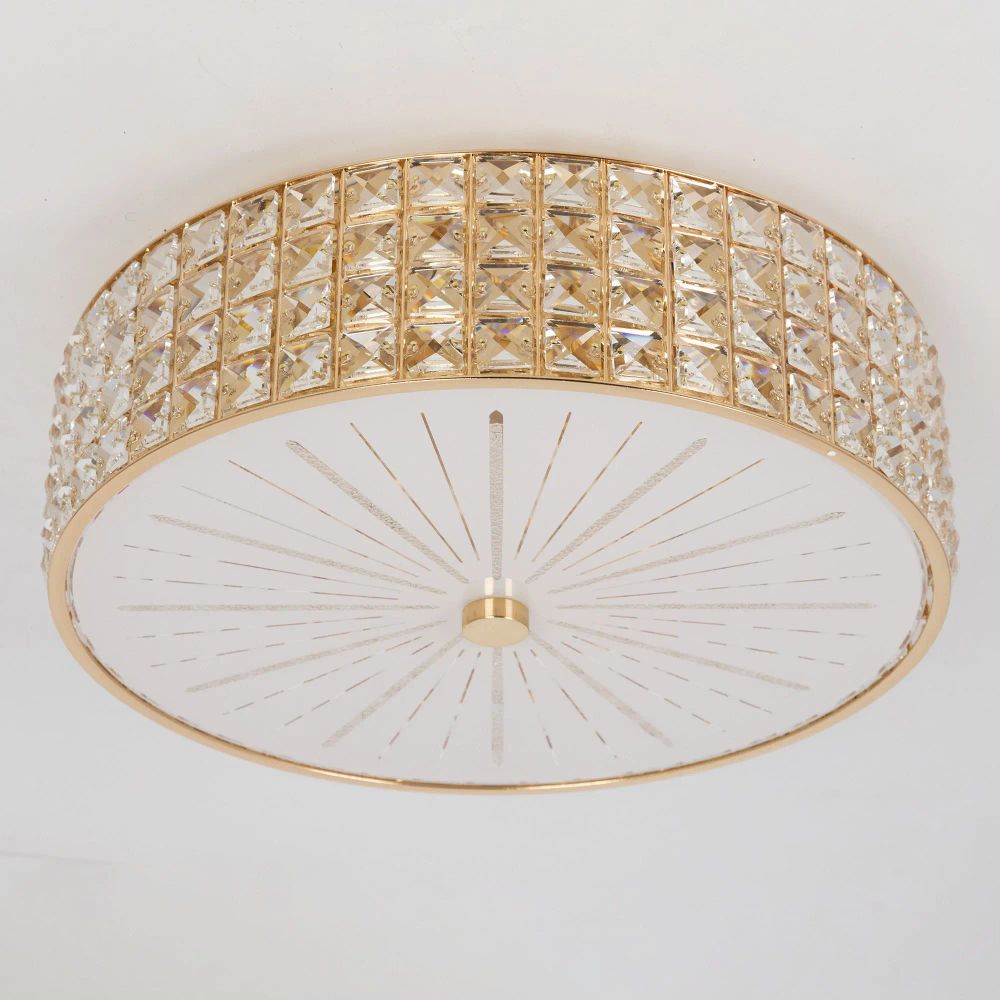 Citilux Портал CL324152 Люстра хрустальная Золото