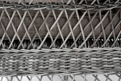 "Гранд Латте" диван трехместный из искусственного ротанга, цвет графит