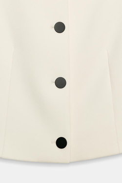 ZARA УКОРОЧЕННАЯ КУРТКА — ZW COLLECTION, БЕЖЕВЫЙ