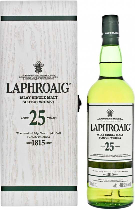 Виски Laphroaig 25 Years Old gift box, 0.7 л