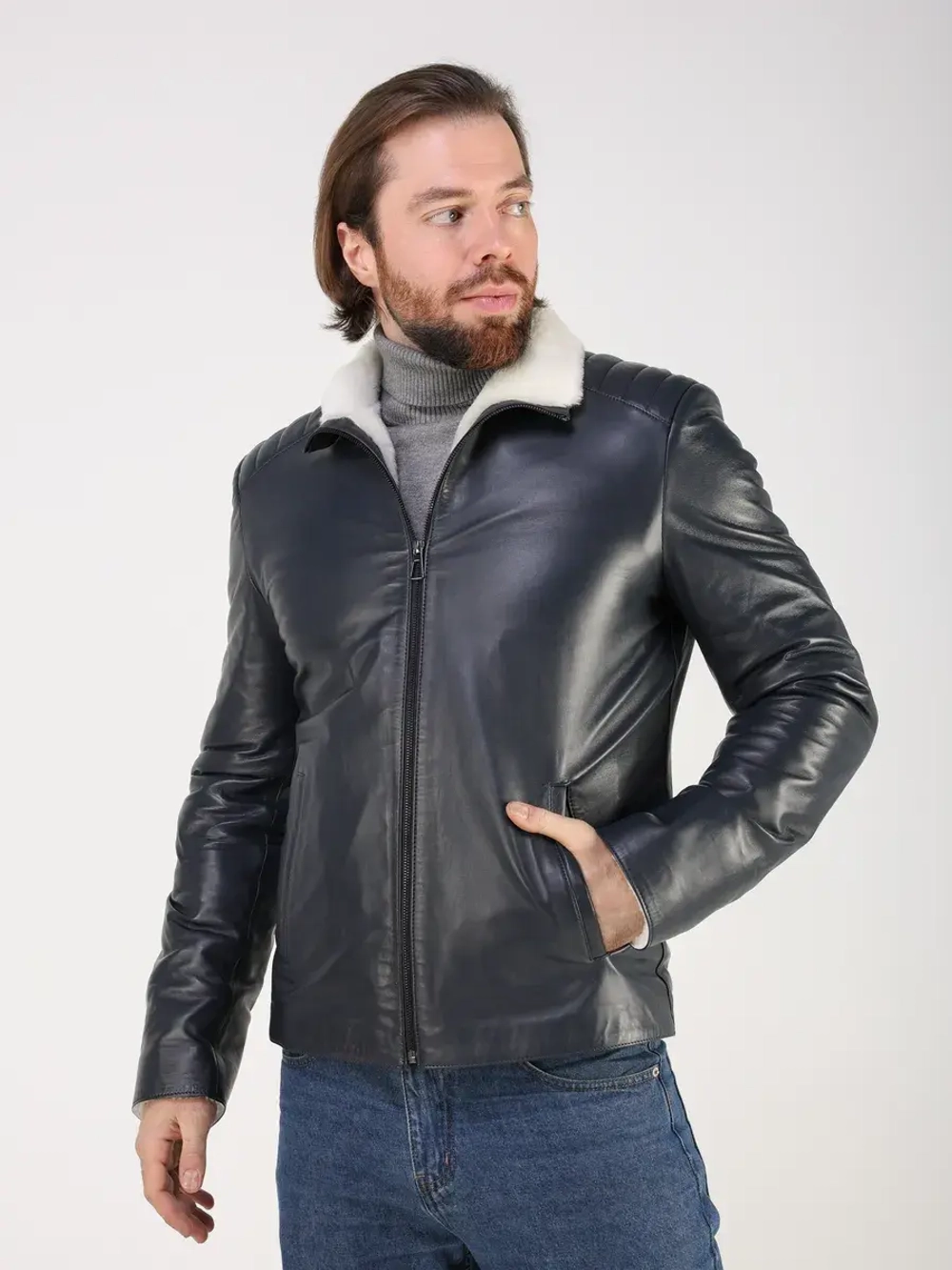 Дубленка натуральная куртка зимняя кожаная