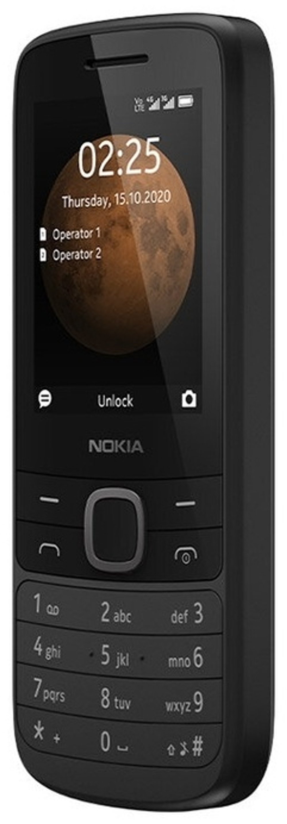 Мобильный телефон Nokia 225 4G черный