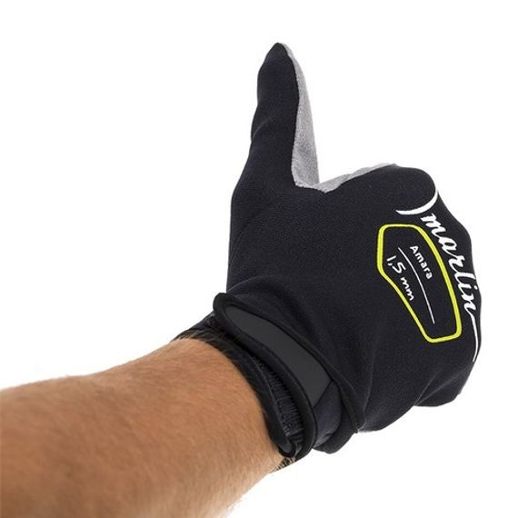 Перчатки Marlin Amara 1,5 мм Черные