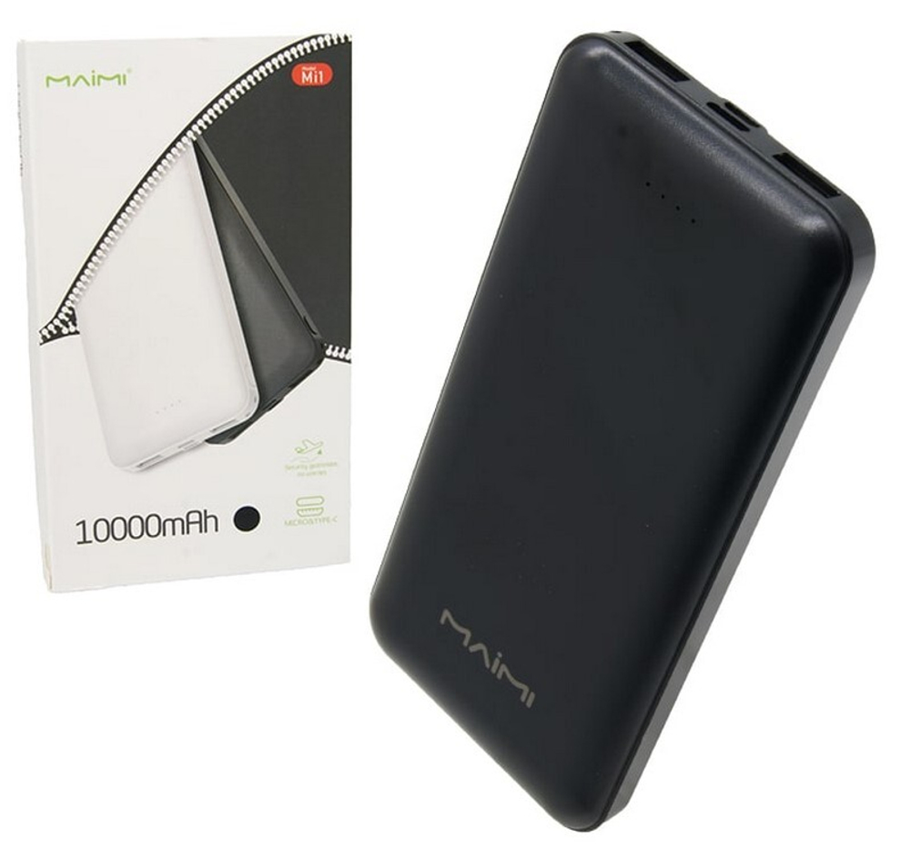 Портативный аккумулятор MAIMI Mi7 10000 mAh (черный)
