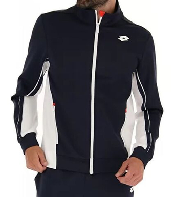 Мужская теннисная кофта Lotto Squadra II Jacket - небесный