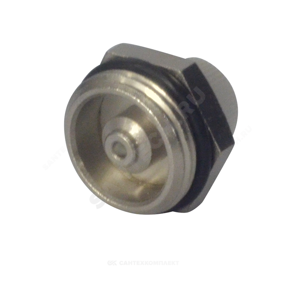 Кран Маевского ручной латунь Ду 20 Ру10 G3/4" НР с колпачком Ogint