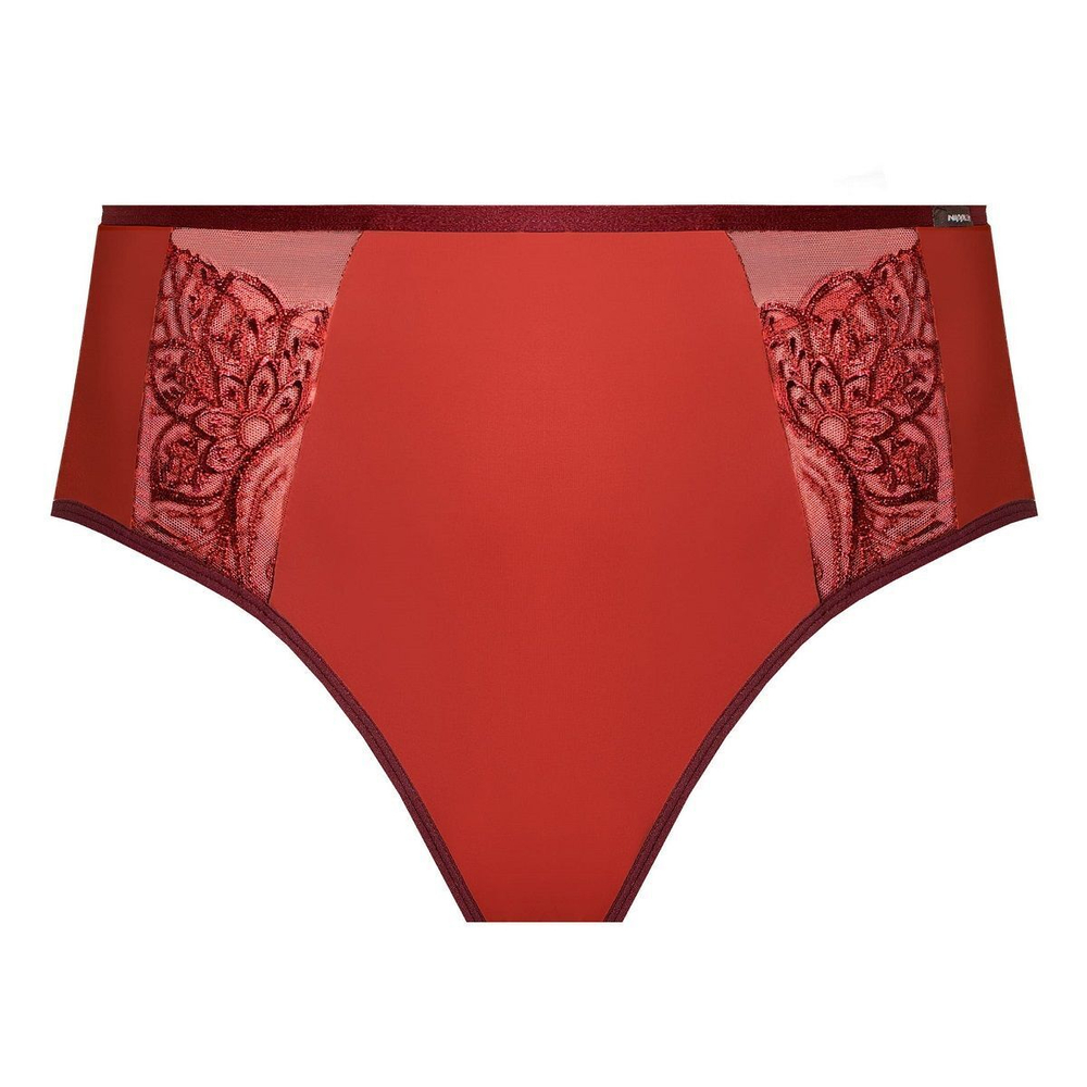 Трусики Livia с вышивкой (Размер: M) (Цвет: красный)