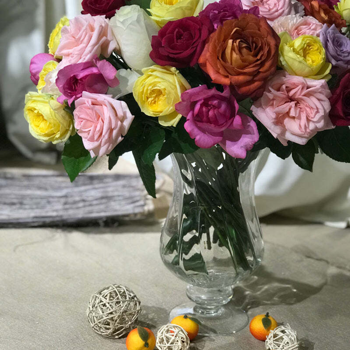 Ваза Прованс — d — 22 см; h — 38 см