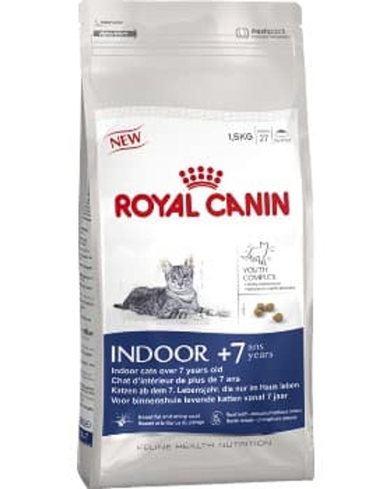 Royal canin 400г. Indoor +7 Корм для пожилых кошек с 7 до 12 лет постоянно проживающих в помещении Royal canin 400г. Indoor +7 Корм для пожилых кошек с 7 до 12 лет постоянно проживающих в помещении
