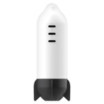 Автоматический вибромастурбатор 29см с режимами сжатия JamyJob Rocket Masturbator White