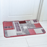 Коврик 50*80см Люксор Люкс Принт ворс 3мм, красный (ассорти) 433682