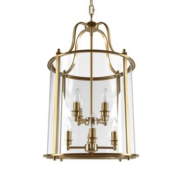 Подвесной светильник 8*Е14 10456/8 AB бронза Lighthouse LOFT IT