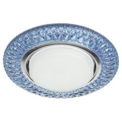 DK LD23 BL1/WH Светильник ЭРА декор cо светодиодной подсветкой Gx53, голубой | Встраиваемые LED светильники