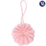 Мочалка нейлоновая «Premium - Paradise», цвет розовый, D-10см, 50гр (зип пакет)