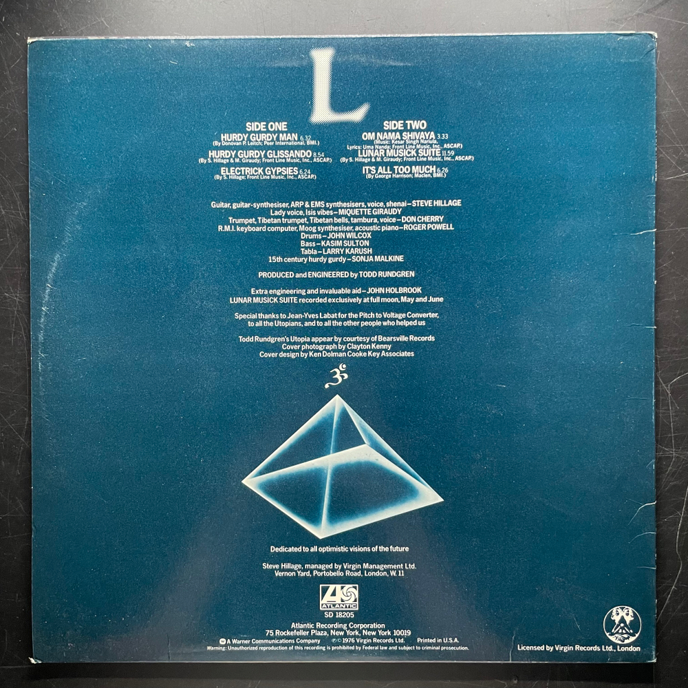 Steve Hillage ‎– L (США 1976г.)