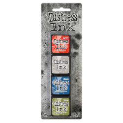 Наборы чернил Ranger Distress Mini Ink Pad Kits