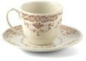 Кофейная пара H 5,4 Ø 6,4 см H 1,7 Ø 12 см