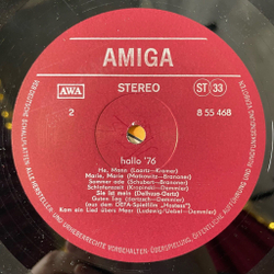 Винтажная виниловая пластинка LP Сборник Hallo 76 (ГДР 1976)