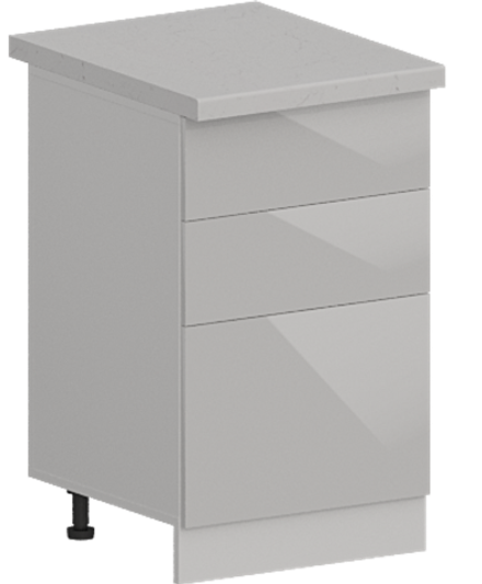 Кухня Модуль ШН3Я 500 Вотан / Белый Глянец