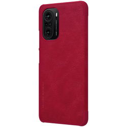 Кожаный чехол-книжка Nillkin Leather Qin для Xiaomi Poco F3  / Redmi K40 (Pro)