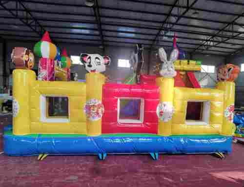 Коммерческий надувной батут "Волшебное царство", 6x5x4 м.