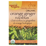 Uncle Lee's Tea, Imperial Organic, чай со вкусом апельсина и имбиря, без кофеина, 18 чайных пакетиков, 32,4 г (1,14 унции)