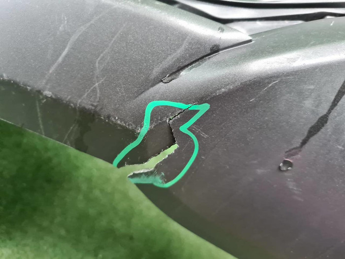 Бампер задний Lexus NX 1 (2017-2021)