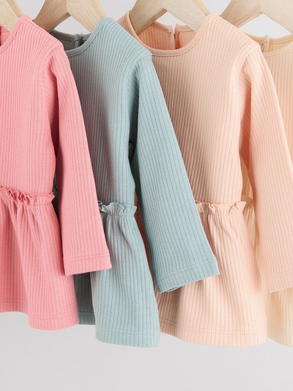 Платье для девочки Next E83-874, 4 шт., Розовый, Голубой, Молочный