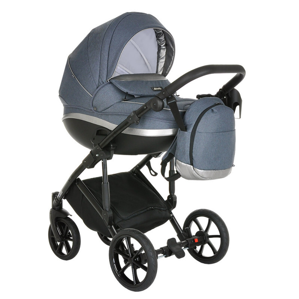 Коляска Tutis Mimi Style 2 в 1 New 2024 №060 Obsidian (Голубой)