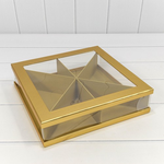 Коробка сборная 30х30х7 см (Золотой)