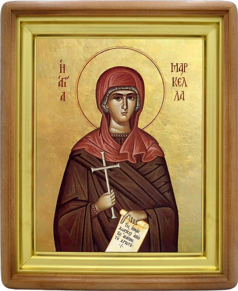 Маркелла Хиосская святая мученица. Икона на холсте.