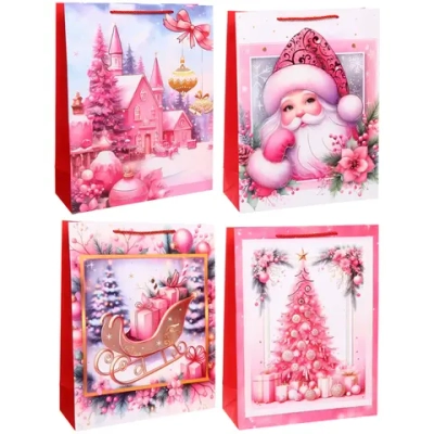 Пакет подарочный «Розовые сны» 31*40*12 см, микс