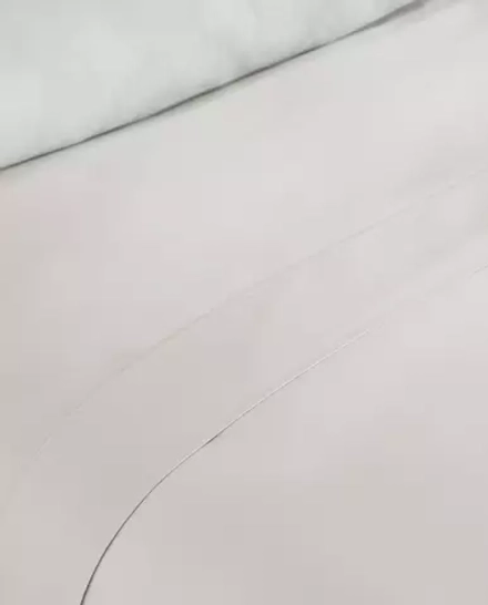 ZARA HOME (500 НИТЕЙ) ПОДОДЕЯЛЬНИК ИЗ САТИНА, СЕРЕБРО