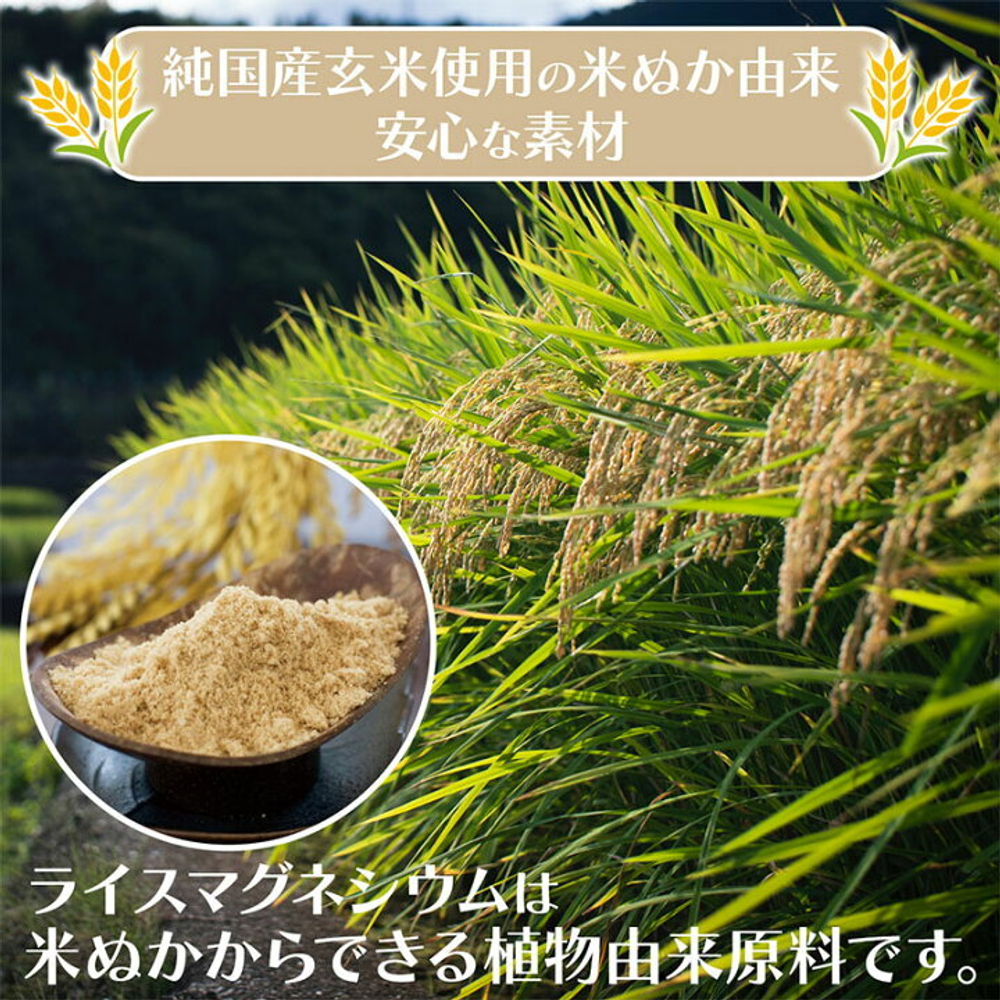 🌿 Магний из бурого риса Nichiga — натуральная пищевая форма магния с высокой биодоступностью