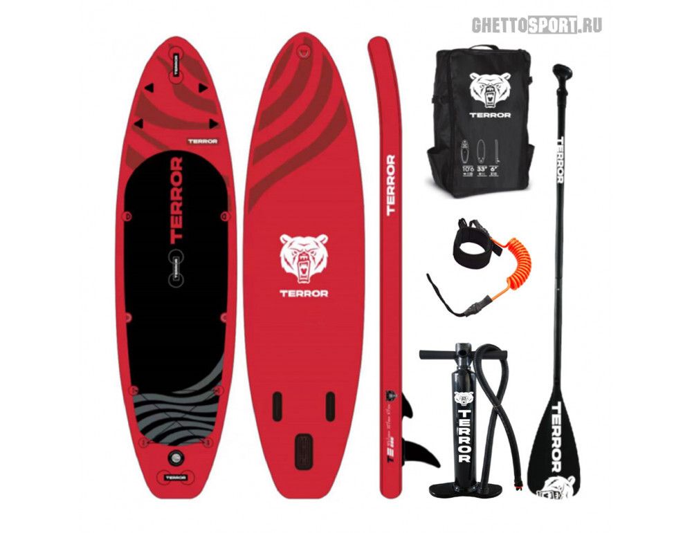 Сапборд надувной TERROR SUP 10’6 -  Red