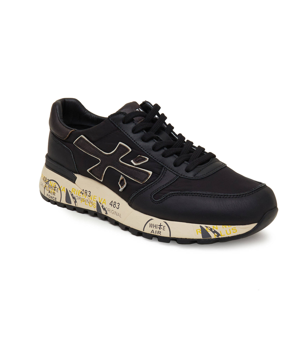 Кожаные кроссовки mick Premiata - черный(MICK)