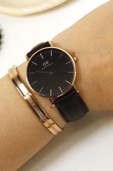 Наручные часы с браслетом Daniel Wellington (часы DW00100139 + браслет DW00400140)